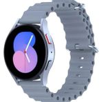 Markacase Samsung Galaxy Watch 7 40MM-44MM 20MM Için Ocean Loop Saat Kordonu - Açık Mavi