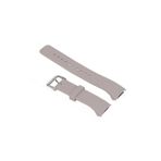 Markacase Samsung Gear S2 Sport (r720) Uyumlu Large Beden(l Sıze) Adaptörlü Silikon Kordon Krem