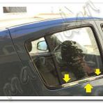 Markadan Dacia Sandero 2006-2012 4 Parça Paslanmaz Çelik Cam Çıtası