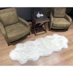 Markaev A Post Ithal Beyaz Peluş 75x200 cm Salon Halı