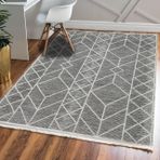 Markaev Kilim 8, Koyu Gri, 100X150