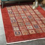 Markaev Kilim, Desenli, Kırmızı, 100X150