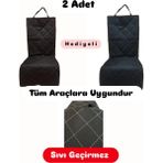 Markaflex 2 Adet Araç Içi Köpek Taşıma Örtüsü Oto Köpek Taşıma Örtü Koltuk Kılıfı