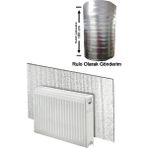 Markaflex 2 Metre Kalorifer Peteği Arkası Isı Yalıtım ve Izolasyon Levhası Radyatör Arkalığı Yalıtım Malzemesi - 2 Adet - 100 x 100 cm