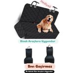 Markaflex 3 Parça Araç Oto Koltuk Koruyucu Kılıf Araba Örtü Koltuk Kılıfı Kedi Köpek Koltuk Örtüsü Universal Koltuk Kılı