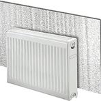 Markaflex 5 Adet Petek Arkası Yalıtım Alüminyum Folyo Radyotör Arkalığı Petek Arkası Isı Yalıtım Levhası Kalorifer Petek Arkalığı Arkası Levha 0,5 cm