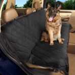 Markaflex Sıvı Geçirmez Arka Koltuk Evcil Hayvan Örtüsü Koltuk Koruyucu Şilte Kedi Köpek Koltuk Kılıfı 140X130 cm Siyah