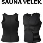 Markaflex Termoform Sauna Yelek Spor Korsesi | Unisex Vücut Şekillendirici Shapewear | Karın Eritme & Yağ Yakma | Kemerli Toparlayıcı | Kadın Erkek Zayıflama Yeleği
