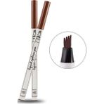 Markafox Açık Kahve Fine Sketch Kaş Kalemi Şekillendirme Boyama Kaş Rimeli Kalıcı Microblading