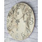 Markakanvas Mermer Desenli Duvar Saati Çap 38 cm - Çap 50 cm - Çap 80 cm - Gri - 38x38 cm