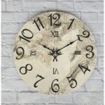 Markakanvas Mermer Desenli Duvar Saati Çap 38 cm - Çap 50 cm - Çap 80 cm - Siyah - 50x50 cm