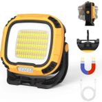 Markalonya WS-582 LED Çalışma Feneri, 3500 Lümen, Powerbank Özellikli, Mıknatıslı, USB Şarjlı, Tripod Bağlantılı, Taşınabilir Aydınlatma Kamp, Avcılık, Acil Durum