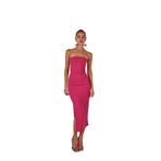Markano Bodycon Elbise Pembe