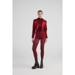 Markano Camila Crop Blazer Ceket Bordo - XS