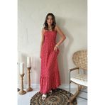 Markano Eteği Fırfırlı Elbise