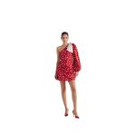 Markano Polka Elbise Kırmızı