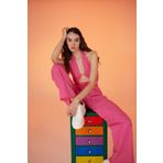 Markano Rise Aksesuarlı Bluz Pembe
