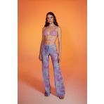 Markano Shirred Pareo Pantolon Lila