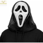 Markaon Üreticiniz Kapşonlu Çığlık Maskesi Scream Maskesi - Hayalet Maskesi 33X21 cm
