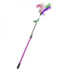 Markapet 13 - 44 cm Pembe Yaylı Kedi Oyun Oltası