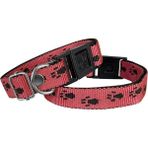 Markapet 2 cm Min:30 Max:50 cm Patili Dokuma Kırmızı Köpek Tasması