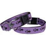 Markapet 2 cm Min:30 Max:50 cm Patili Dokuma Mor Köpek Tasması