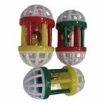 Markapet 3x8 cm Çıngıraklı Elips Kedi Oyun Topu
