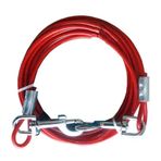 Markapet 5 mm / 6 m Köpek Bahçe Bağlama Çelik Halat