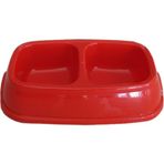 Markapet 753247-SAR Mio 200+200 ml Sarı İkili Plastik Mama ve Su Kabı