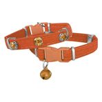 Markapet Kadife Kedi Boyun Tasması Taşlı 1 x 20-32 cmÇeşitli Renklerde Kedi Tasmaları (Turuncu)