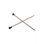 markapet SF-KSTNK-SYH Doğal Ahşap Kuş Tüneği 1.2 Cm-25 Cm Standart Siyah (2 Adet)