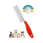 Markapet Tüy Açma Tarağı Kedi Köpek Kıtık Topak Açıcı Ergonomik Evcil Hayvan Bakım Tek Taraflı Metal Tarak