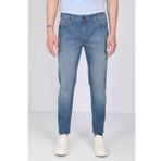 Markapia Erkek Açık Mavi Straight Fit Jean Pantolon