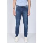 Markapia Erkek Mavi Straight Fit Jean Pantolon