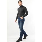 Markapia Erkek Regular Fit Jean Koyu Mavi Pantolon