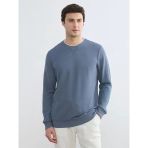 Markapia İndigo Erkek Bisiklet Yaka Sweatshirt