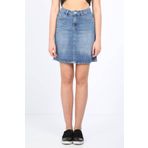Markapia Slim Fit Jean Açık Mavi Kadın Etek