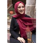 Markapolin Tülbent Iğne Oyası Namaz Baş Örtüsü