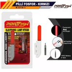 Markasız Portfish Pilli Fosfor - Kirmizi