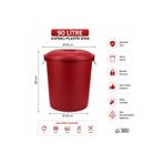 Markasız ucuz 90 Litre Kapaklı Plastik Kova Büyük Boy Bidon Çok Amaçlı Depolama Kovası Dayanıklı