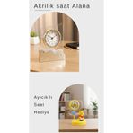 Markasız ucuz Masa üstü akrilik saat Alana çocuk saati hediye kampanyası