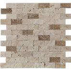 Markataş 2,5X5Cm Klasik & Noce Doğal Taş Traverten Patlatma Mozaik