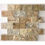 Markataş 5X10Cm Scabos Doğal Taş Patlatma Mozaik Duvar Kaplaması
