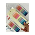 MarkEntegra 10 Renkli Cetvelli Pembe ve Mavi Tonları Şeffaf Pet Indeks Sticker/index/postit/kitap Ayracı/not Kağıdı - 41 Delft Blue
