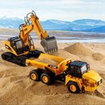 MarkEntegra 1553 1/24 Yüksek Kalite 11CH Rc Model Damperli Kamyon Uzaktan Kumandalı Çok Fonksiyonlu Iş Makinesi -2.4g Sesli&ışıklı