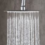 MarkEntegra 20X20 cm Paslanmaz Çelik Kare Tepe Duş Başlığı