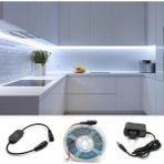 MarkEntegra 5 Metre Beyaz Şerit Led, Dokunmatik Anahtar ve Aydınlatma Seti