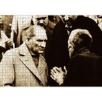 MarkEntegra Cakatablo Atatürk Dinlerken 1000 Parça Puzzle Yapboz Mdf Ahşap