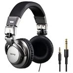MarkEntegra DJX-500 Profesyonel Dj Kulaklık, Kulak Üzerinden, Kablolu, 90°/180° Dönen Eklemler, 57 mm Sürücüler, Dolgulu Kulak Bardakları - Stüdyo Izleme Için Ideal