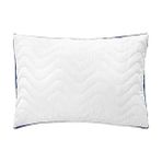 MarkEntegra Fermuarlı Klimalı Yastık 900 Gram Kapitoneli Boncuk Silikon Yastık Mavi 50X70 cm